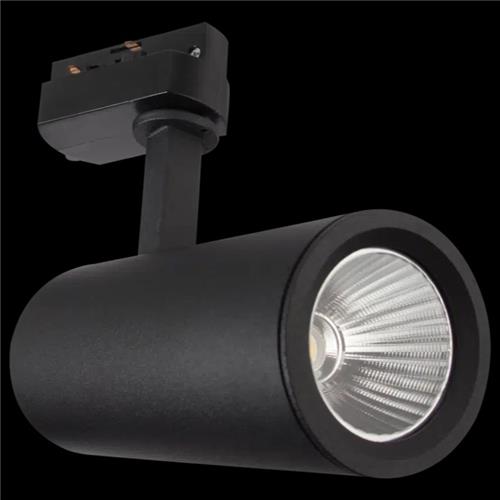 30W LED Tracklight 6500k Black