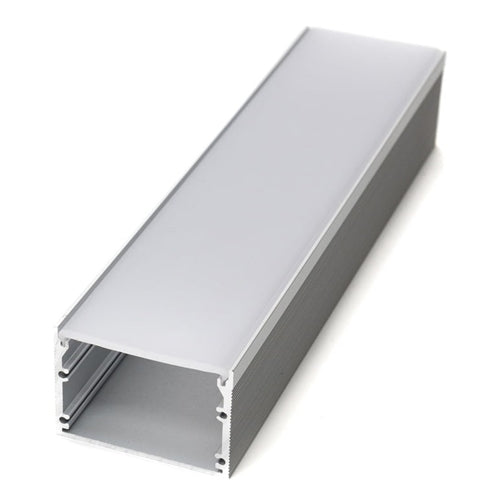 3M Surface Mounted Aluminium Channel for LED Strip Lights 50x35mm ECO-L404 - Light Market