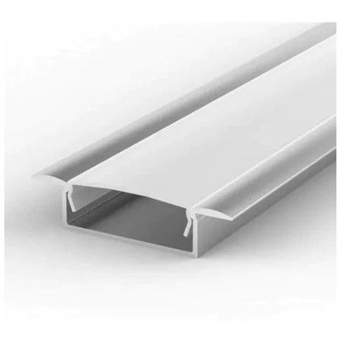 3M Wide Recessed Aluminium Channel for LED Strip Light L013 - Light Market