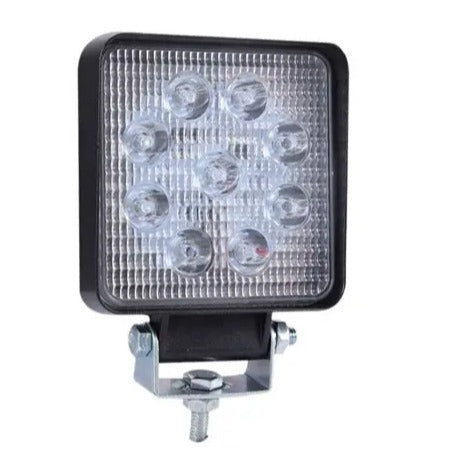 12V 27w Square LED Car Spotlight 6000k IP67