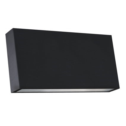 8w Outdoor Up and Down LED Wall Light IP65 - L378 MATT BK