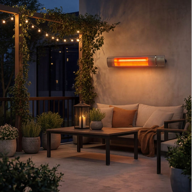 2000w Wall mounted  Infrared Patio Heater with Remote IP65
