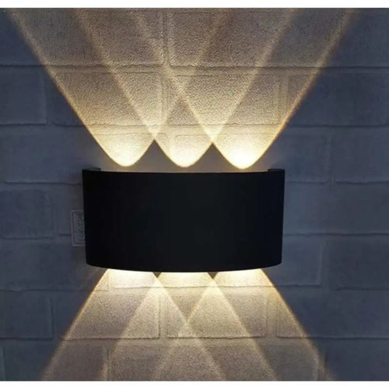 LED Up and Down Wall Light Black 3000k DRWL0013