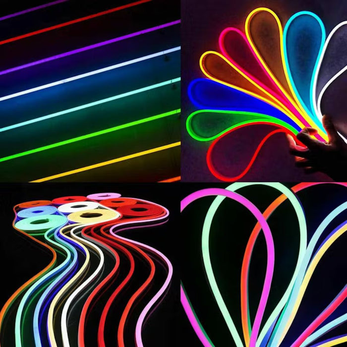 12v 6mm Neoflex 6 LED Neon Rope Light 6500k 1m Bing Light