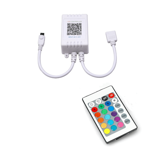 5-12v RGB LED Bluetooth Controller With IR Remote - Light Market