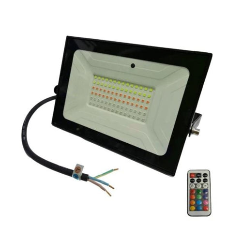 50w RGB Combat Led Flood Light IP65 Pioled - Light Market