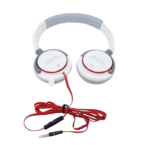 Soyle Stereo Headphones White SY-2324 - CLEARANCE SALE