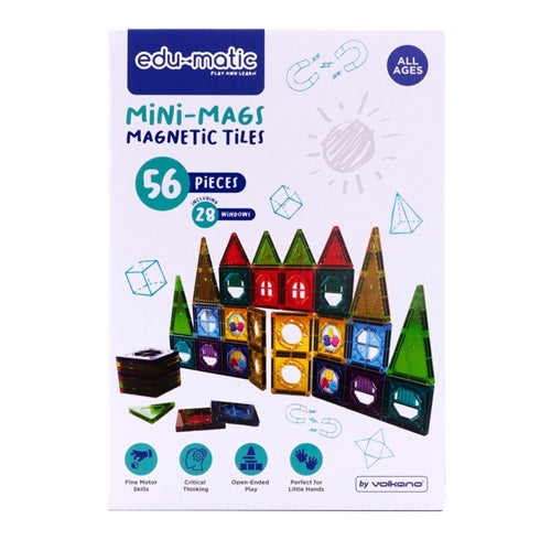 56 Magnetic Tiles , Windows and Stickers - Light Market