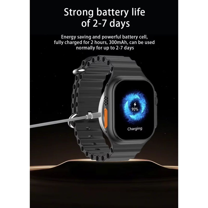 Smart Watch With 7 Changeable Straps F08