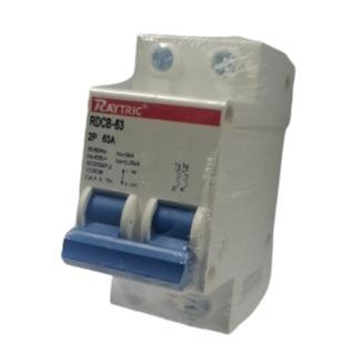 2 Pole 63A Din Rail Circuit Breaker Raytric