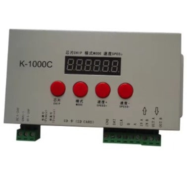 5V 12V 24V K1000C LED Controller Support 2048 pixels SD Card Controller 256MB Card - Light Market