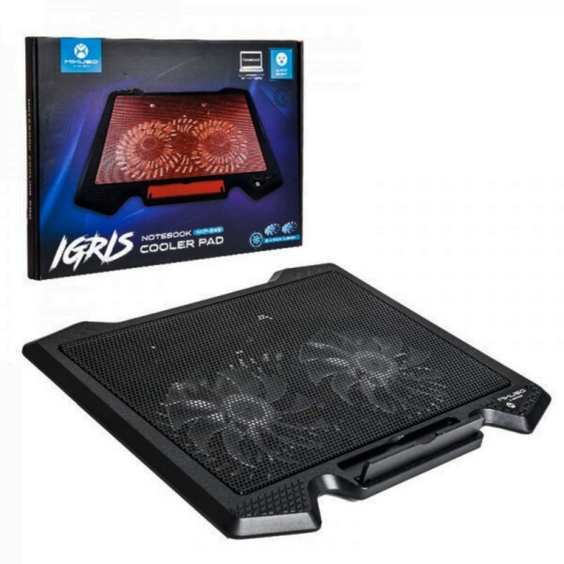 5V 3.5W Universal Notebook Cooling Pad Black NCP-233 - Light Market