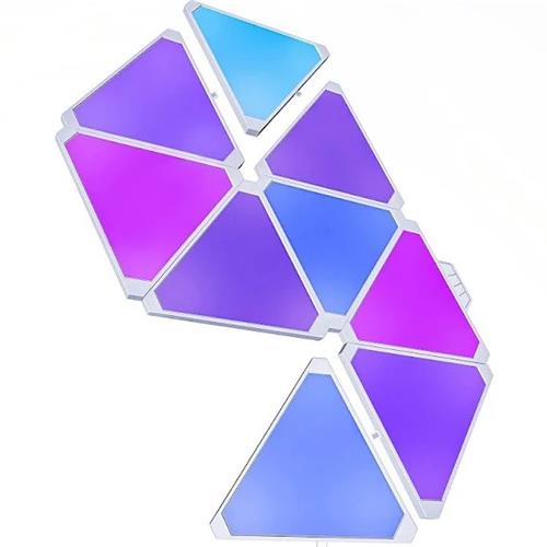 5V Smart Triangle RGB LED Wall Light Panels Rhythm Edition 10 piece - Light Market