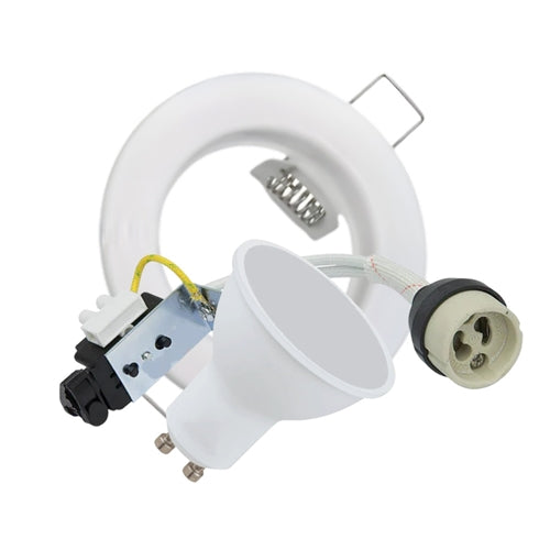 5w GU10 Downlight Complete Combo 6000k - White