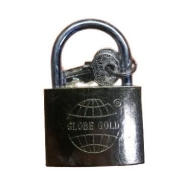 63mm Globe Gold Brass Lock Item no: L011 - Light Market
