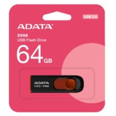 64GB Adata Capless USB Flash Drive 2.0 - C008 - Light Market
