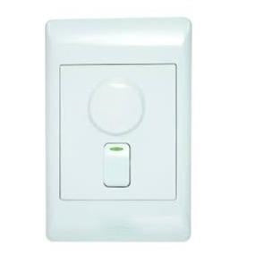 4X2 1 Lever 500w Rotary Dimmer Switch White CN-K031