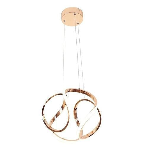 57W Rose Gold LED Chandelier 6991ROSEGD