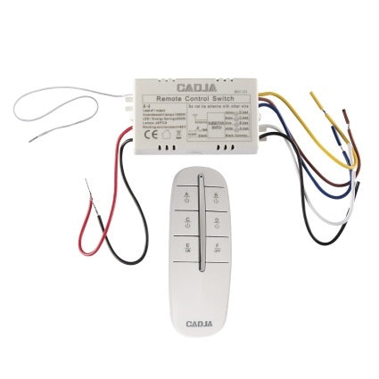 220 Remote Control 4 Way 220v Remote Control System 1000w Receiver - Part506 — Light Market