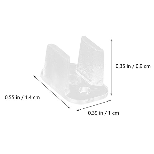 6mm x 14mm Neon LED Rope Clip - Light Market