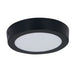 6w LED Round Surface Mount Ceiling Light Matt Black 4000k CF535 - Light Market