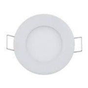 6w Recessed Panel Light Round 3000k - Light Market