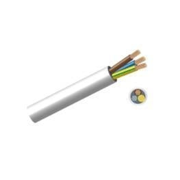 1.5mm Cabtyre 3 Core Cable 100M Roll High Quality White