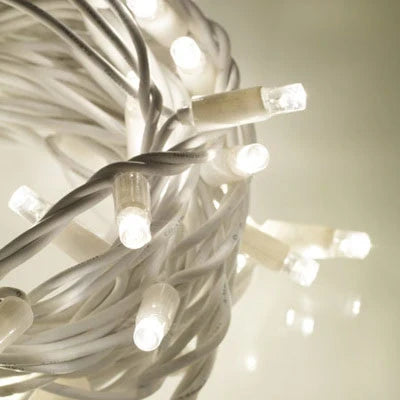 220V 5M LED Curtain Fairy Light 10 000k IP44