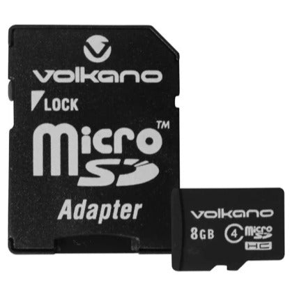 8GB Volkano Micro SD Card with Adapter - Light Market
