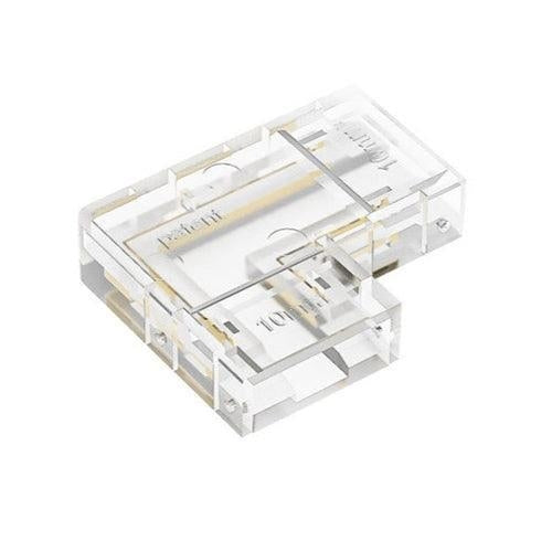 8mm L-Shape Strip Light Corner Connector - Single Colour COB