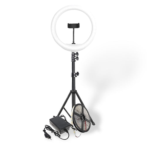 Influencer Starter Combo with 30cm LED Ring Light and 5m Strip Light 6000k