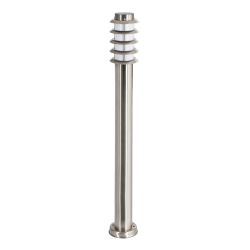 Outdoor Stainless Steel Bollard with White Perspex Cover IP44