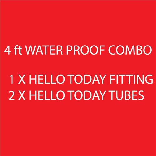 PROMO 4FT WATERPROOF HELLO TODAY + 2 LED TUBES