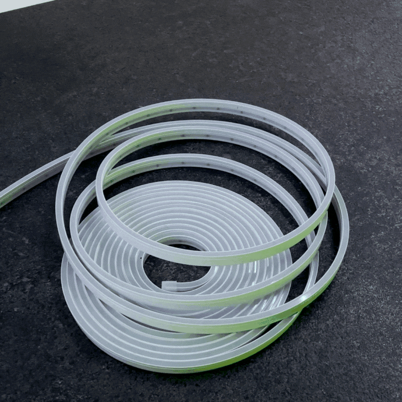 12v 3mm Neoflex3 216 LED Neon Rope Light Green 1m Bing Light