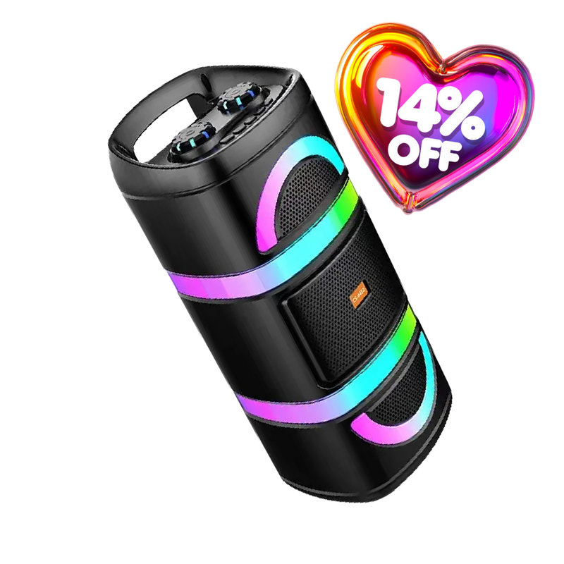 Lexuco 4 inch Bluetooth Speaker with RGB Light - LSPK-AHI