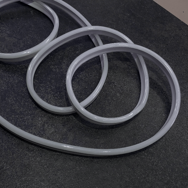 12v 8mm Neoflex 8 LED Neon Rope Light 7000k 1m Bing Light