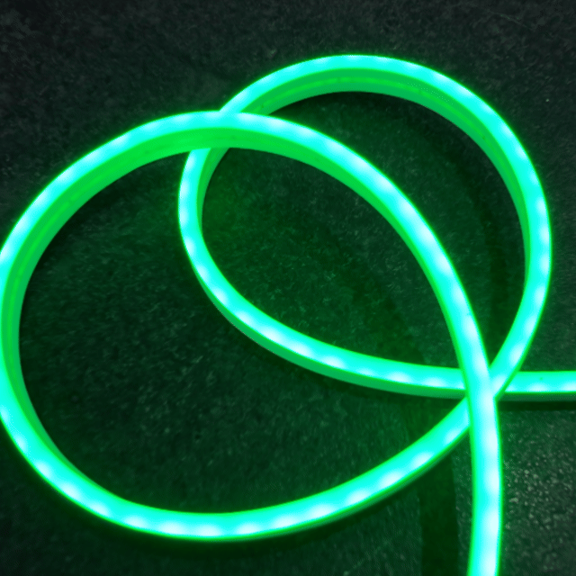 12v 6mm Neoflex 6 LED Neon Rope Light Green 1m Bing Light