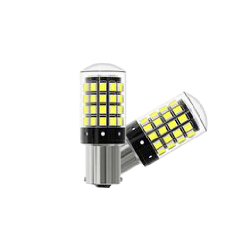 12v Double Contact Led Brake Light White 2 Pack - 1157