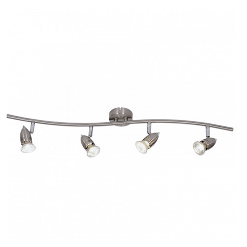 GU10 50w x4 Spotlight fitting Satin Chrome S042/4