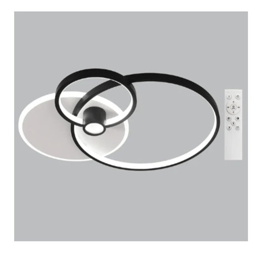 75W Led Ceiling Fitting with Remote Control - CF277 BK/WH