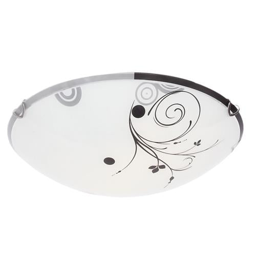 Frosted Patterned Glass Ceiling Light CF637