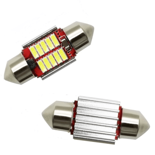 12v 10 Led Festoon Bulb 39mm 6000k Bing Light