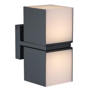 Cuba LED Outdoor Wall Light Grey 3000k