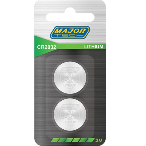 3v Lithium Coin Cell Battery 2 Pack CR2032