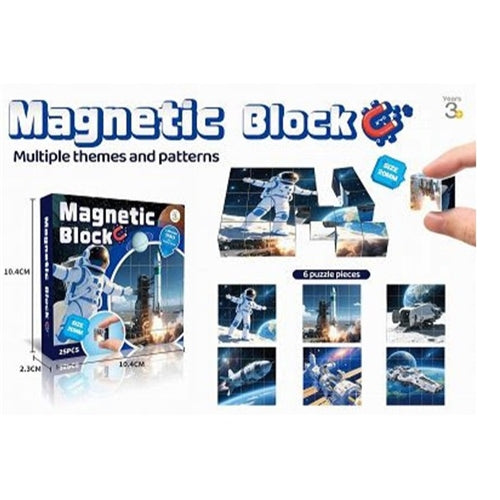 20mm Magnetic Blocks Puzzle - 25pcs
