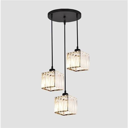 E27x3 Square Pendant Lamp Metal DRSPE87