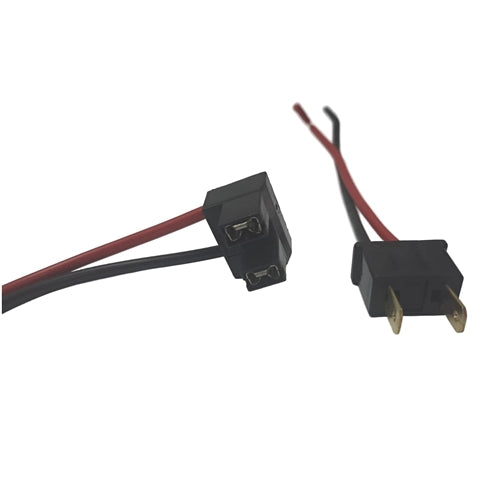H7 Male Plug Connector & socket bulb holder cable set