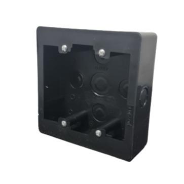4x4 Surface Extension Wall Box PVC Black