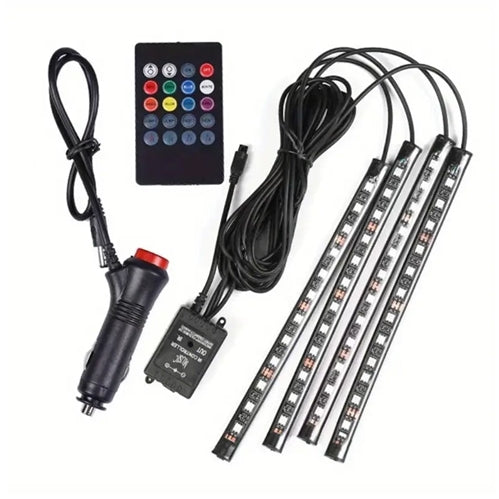 5-12v RGB Atmosphere 9 Led Strip Light 15cm x4