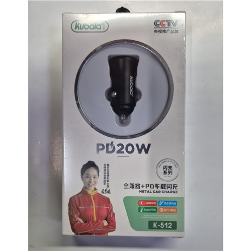 12v USB/Type-C Car Charger K-512